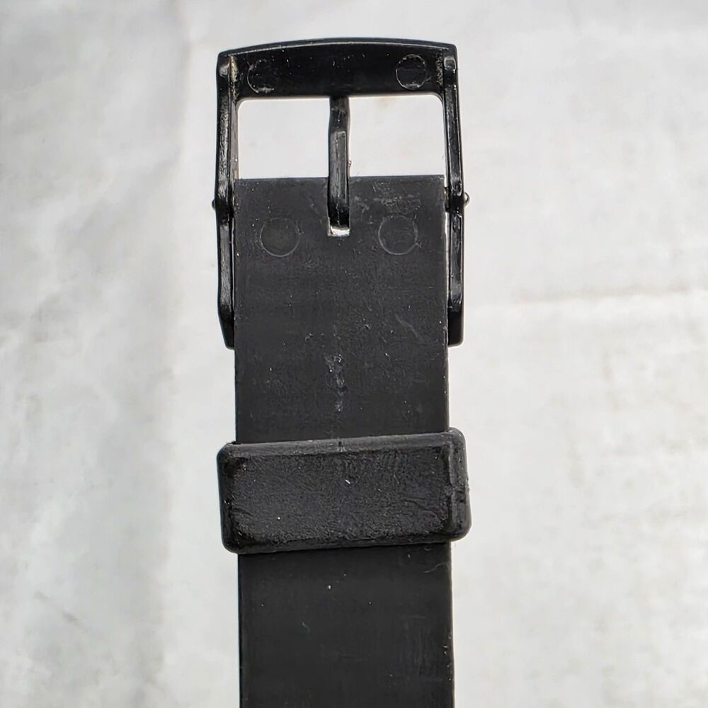 Swatch GX100 Heartstone Vintage 1988 Unisex Watch 34mm Gray Dot Dial Black Band - Picture 11 of 14